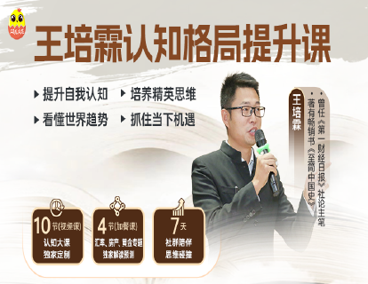 [视频课]王培霖精英认知格局提升课