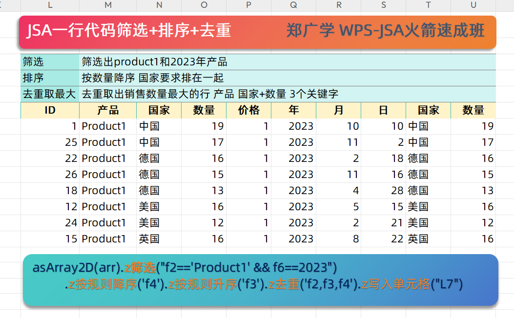 4964eb0d9e5744776ff6563ea0208da4_image-1696000078221.png 郑广学WPS-JSA编程开发火箭速成班